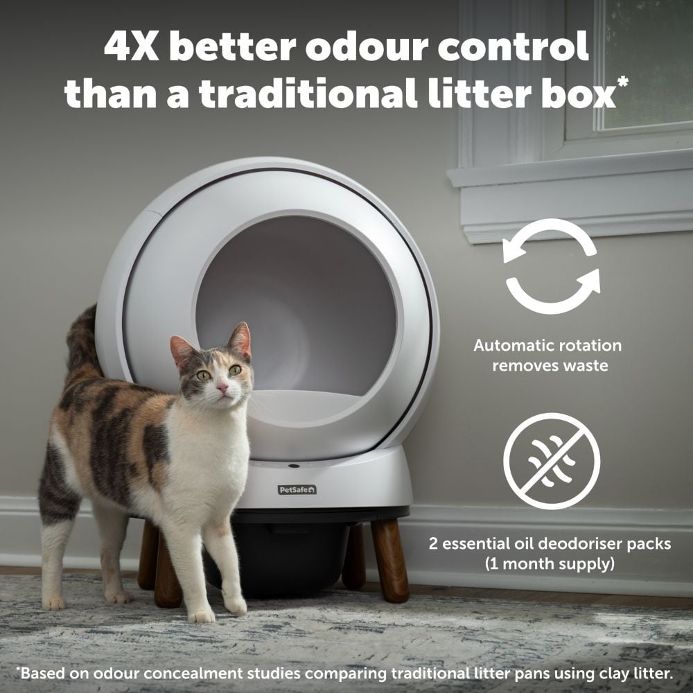 PetSafe - ScoopFree SmartSpin™ Self-Cleaning Litter Box