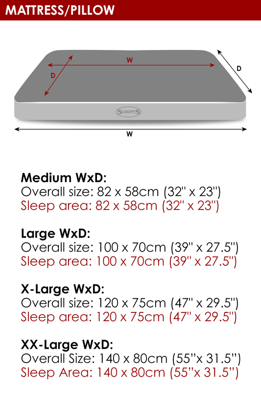 Scruffs Chester Mattress 82 x 58 cm