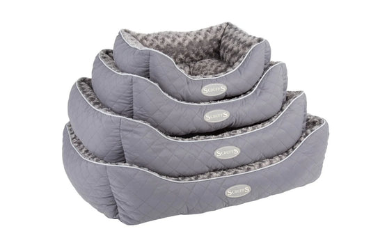 Scruffs Wilton Box Bed - Grijs - 70cm x 90 cm
